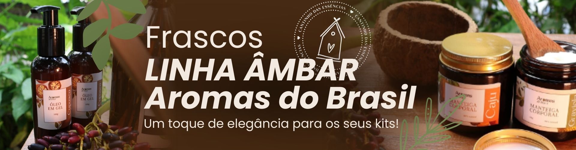 FRASCOS AROMAS DO BRASIL