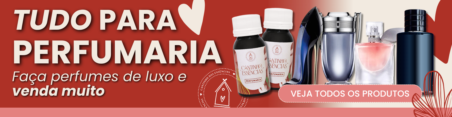 TUDO PARA PERFUMARIA