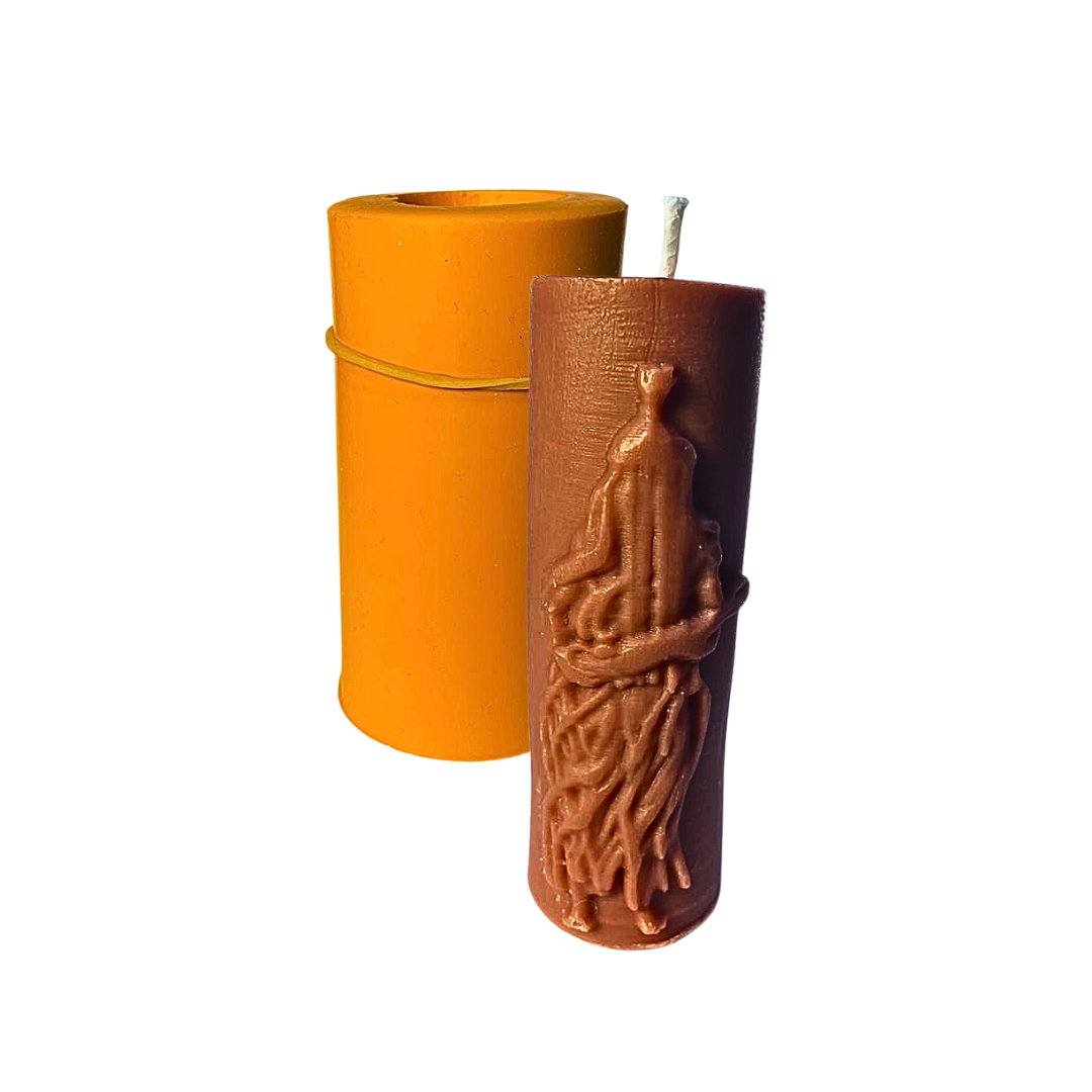 Molde De Silicone Mini Vela Orixá Obaluaê