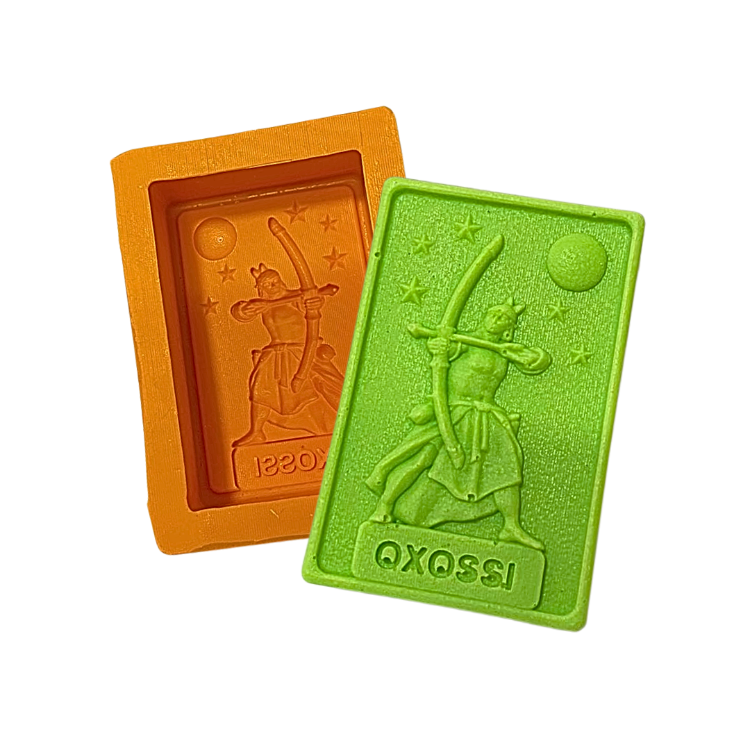 Molde De Silicone P/ Sabonete Orixá Oxossi