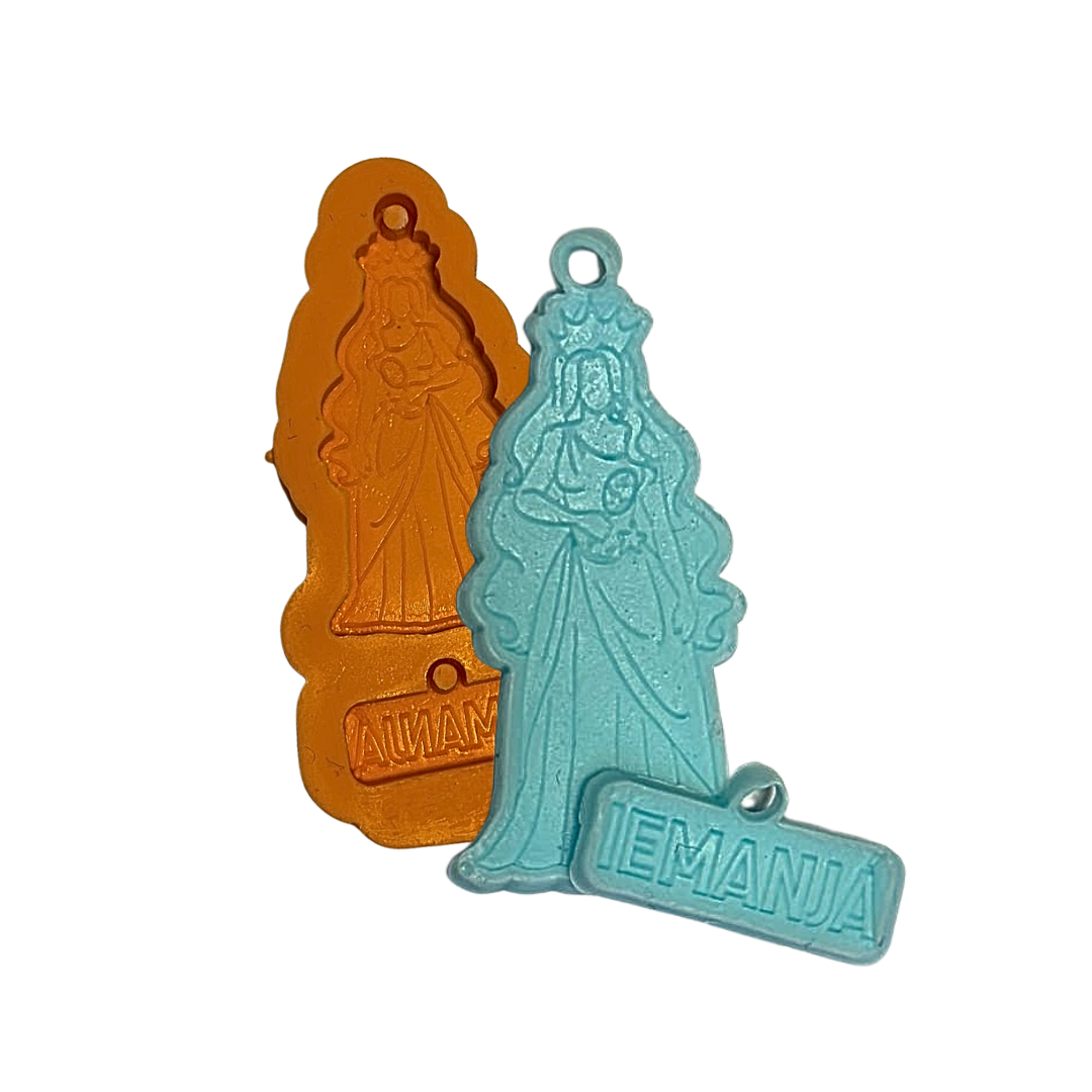 Molde De Silicone Mini Orixá Iemanjá