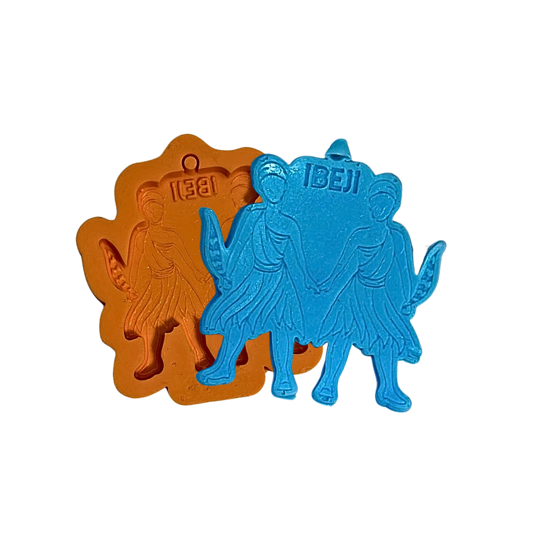 Molde De Silicone Mini Orixá Ibeji