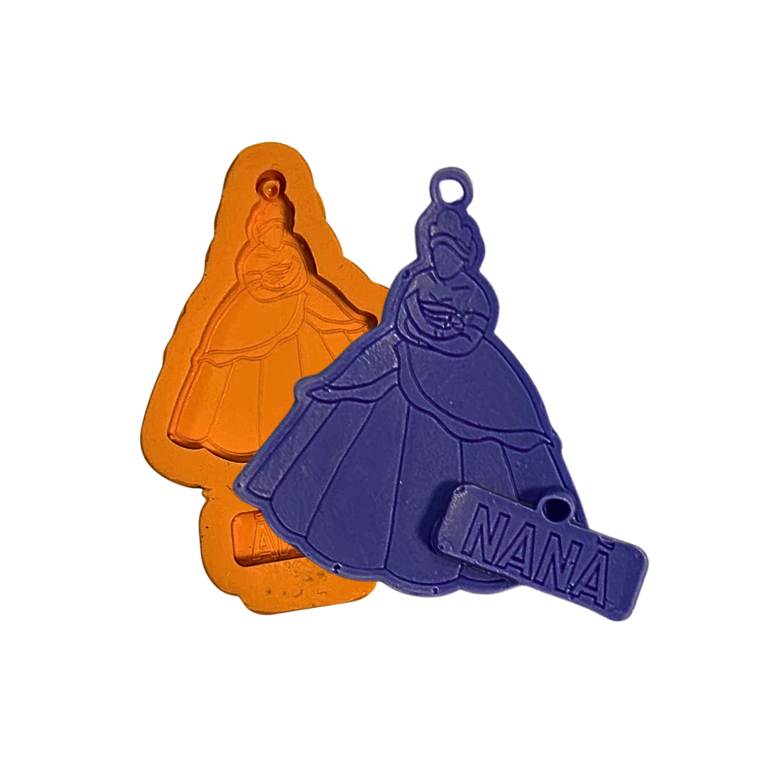 Molde De Silicone Mini Orixá Nanã