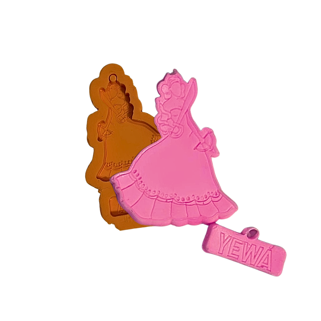 Molde De Silicone Mini Orixá Yewá