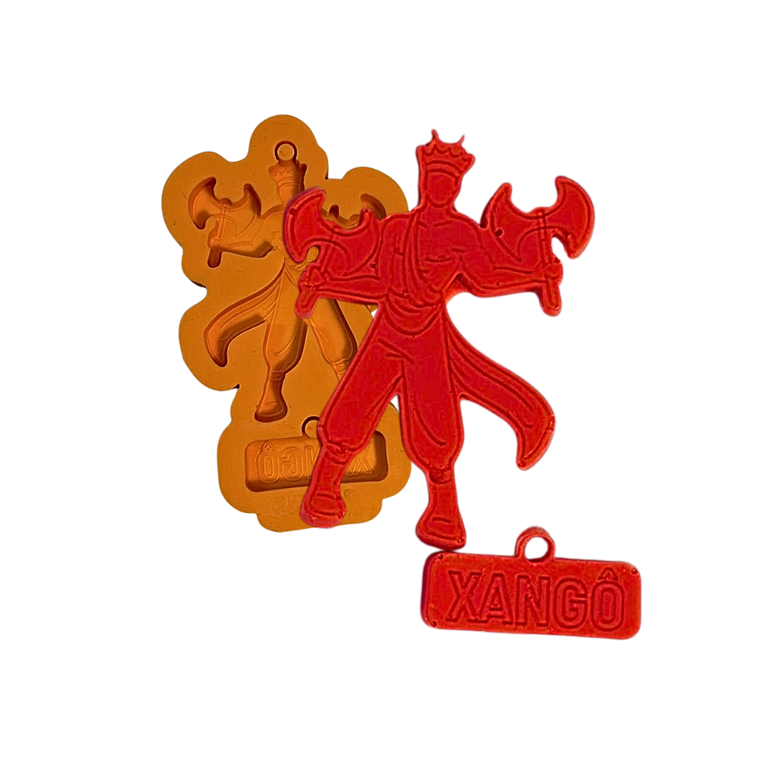 Molde De Silicone Mini Orixá Xangô
