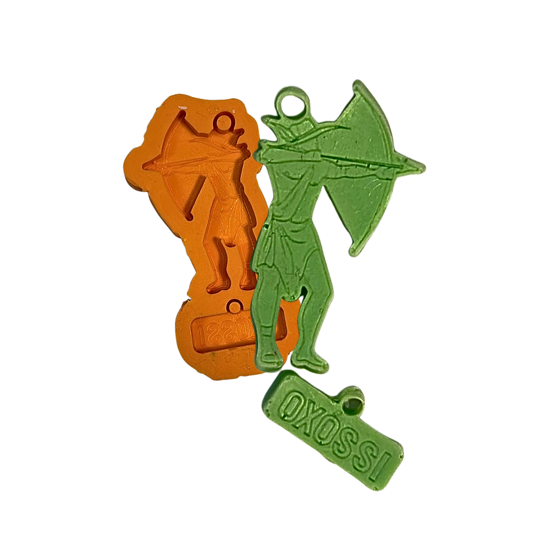 Molde De Silicone Mini Orixá Oxóssi