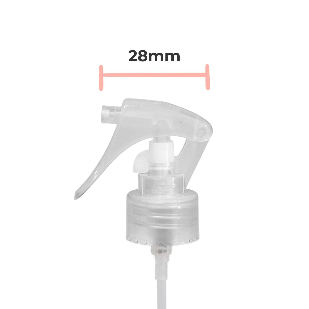 Válvula Mini Gatilho Transparente Rosca 28/410mm