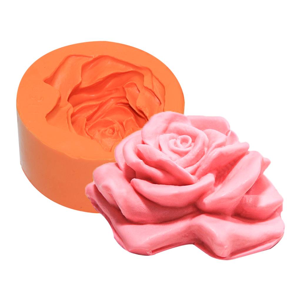 Molde de Silicone Rosa Aberta M