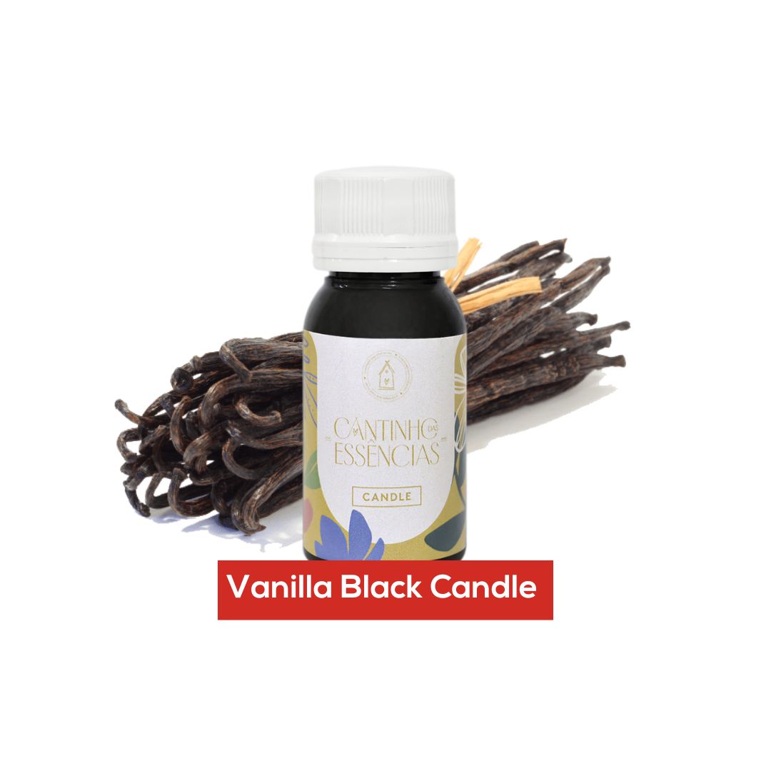 Essência Vanilla Black Candle 30g
