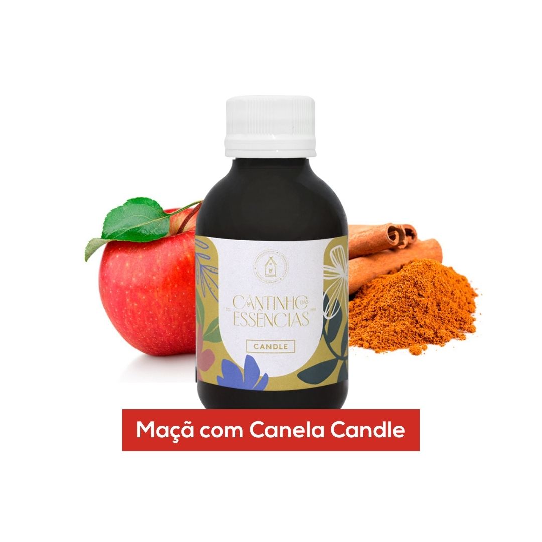 Essência Maçã Com Canela Candle 100g