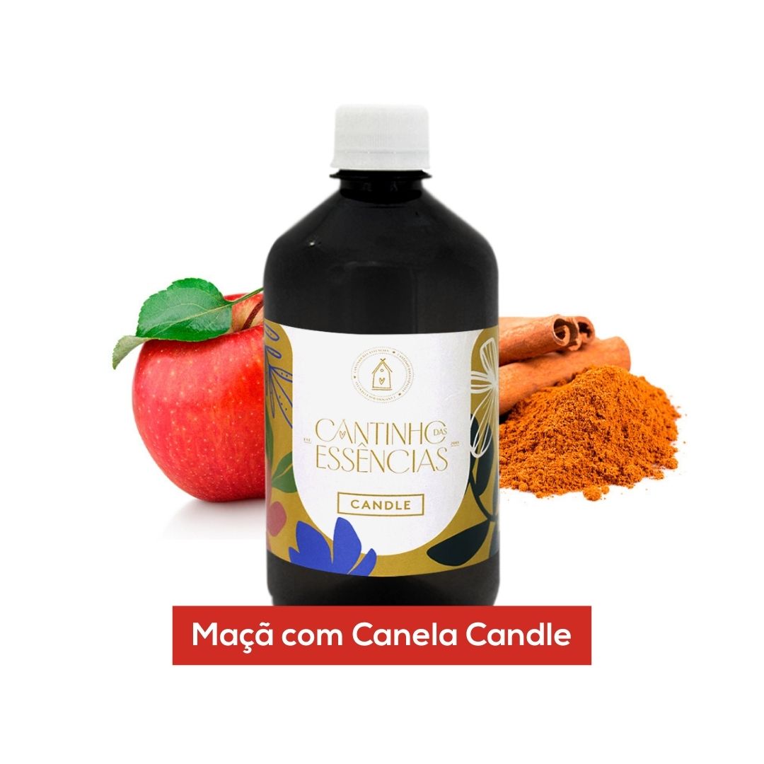 Essência Maçã Com Canela Candle 500g