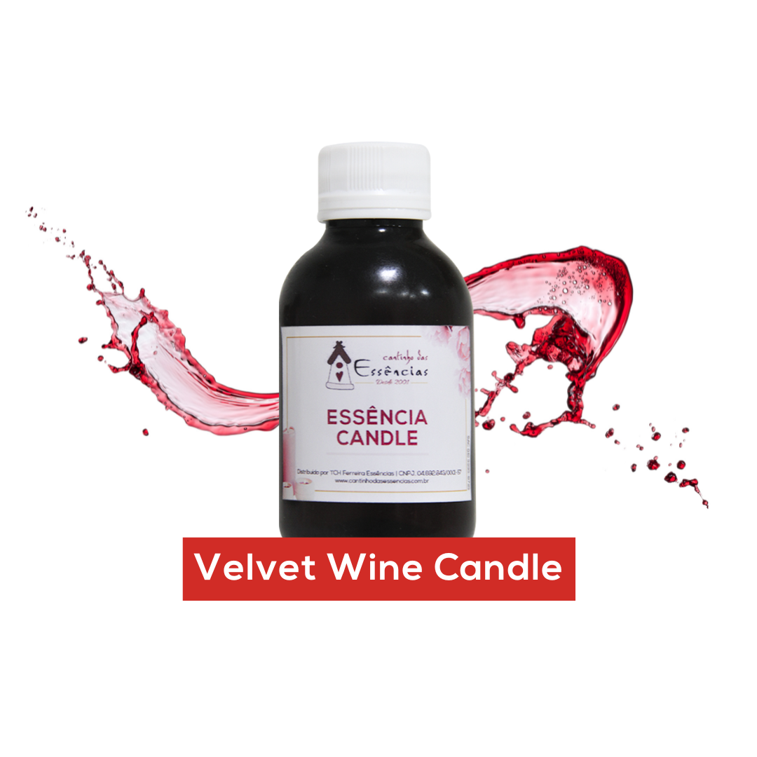 Essência Velvet Wine Candle 100g