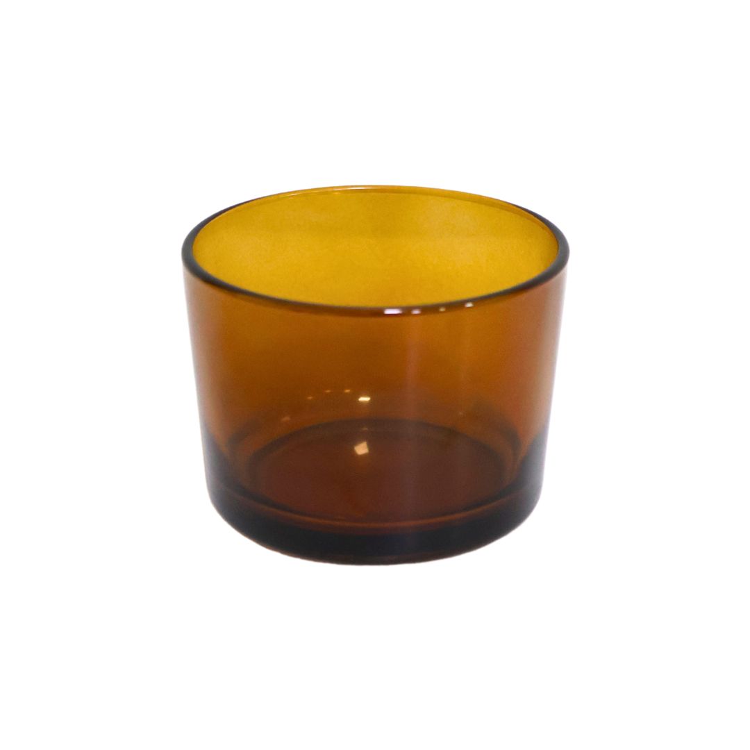 Pote Vidro P/ Vela Patê Ambar 150ml
