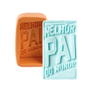 Molde De Silicone Melhor Pai Do Mundo