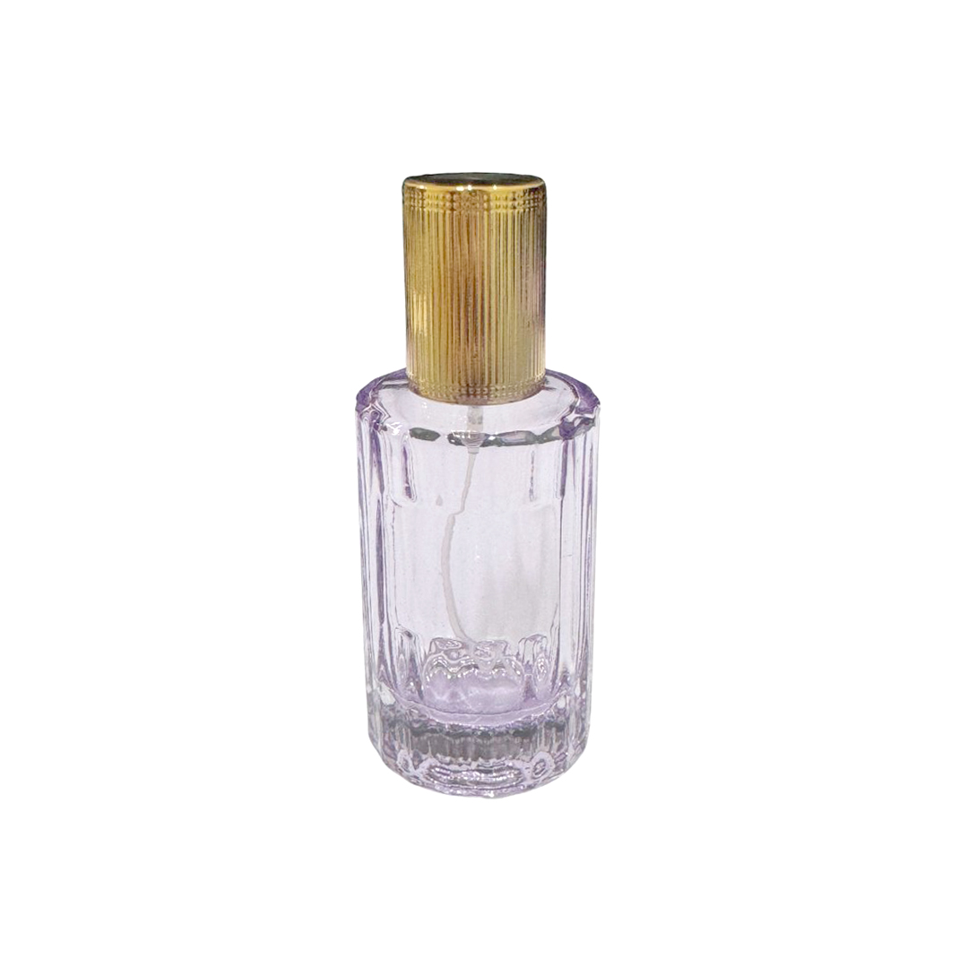 Vidro Sweet Lilás 30ml Com Sobretampa Ouro