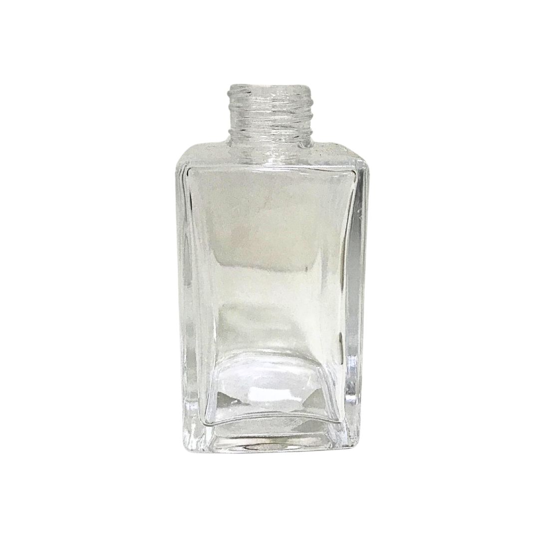 Vidro Square Incolor 150ml Rosca 28/410mm