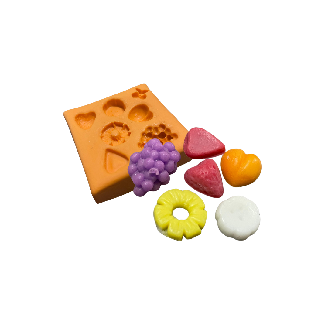 Molde De Silicone Mini Frutinhas