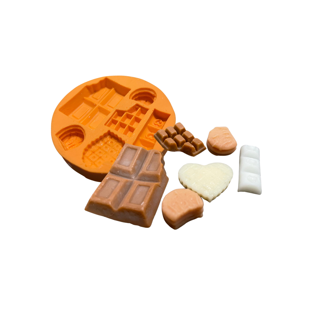 Molde De Silicone Guloseimas 6 Cavidades