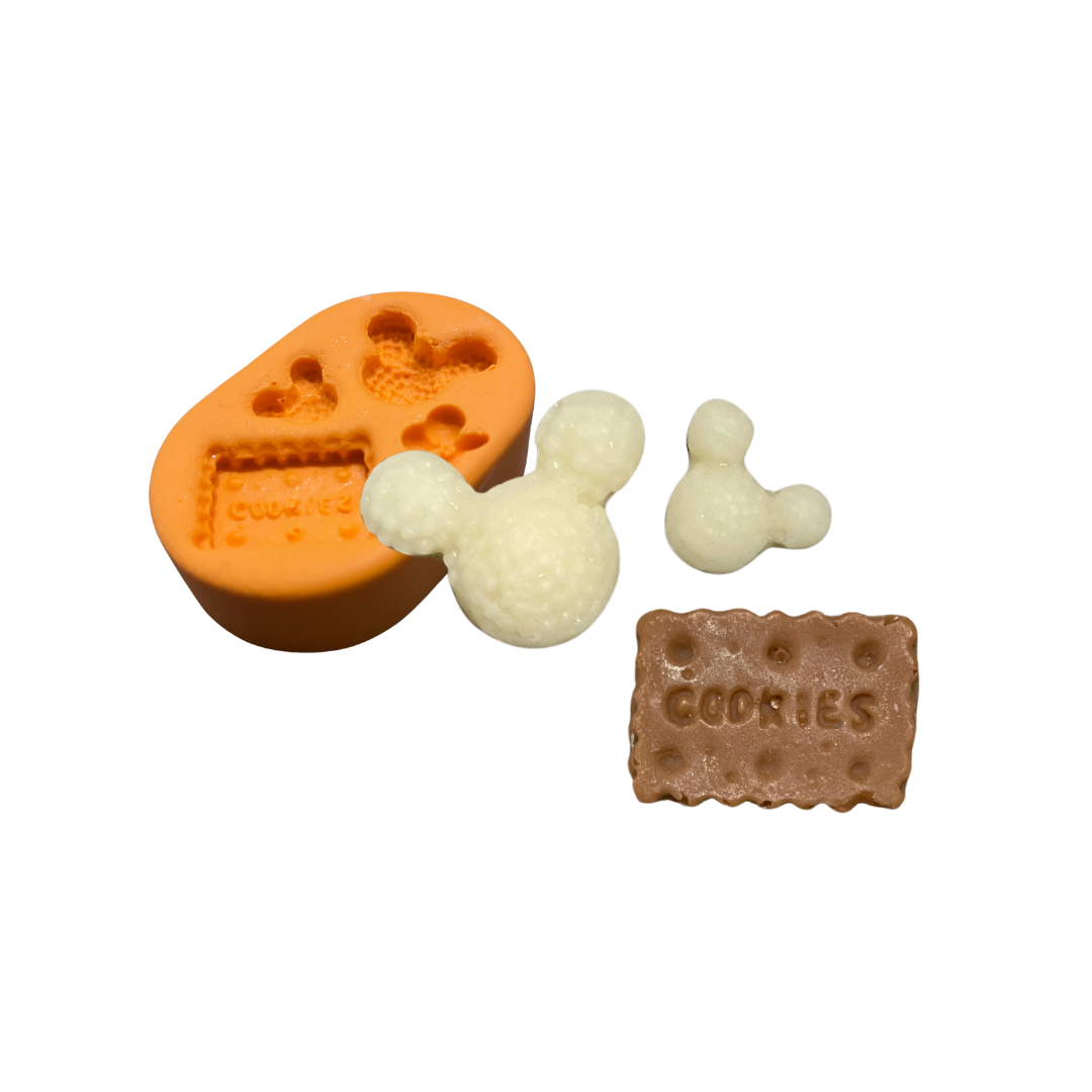 Molde De Silicone Biscoitinhos Mágicos 03 Cavidades