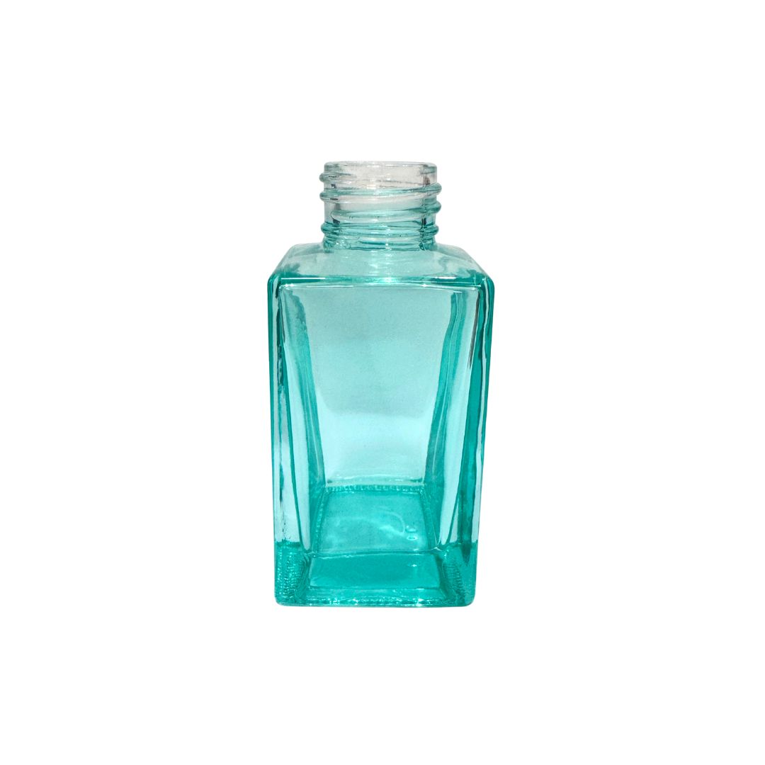 Vidro Square Azul Candy 80ml Rosca 28/410mm
